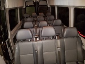 Mercedes Sprinter Van interior