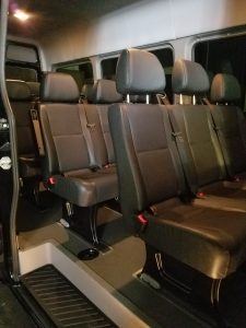 Mercedes Sprinter Van interior