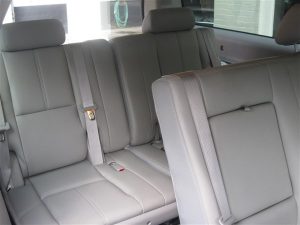 Luxury SUV interior